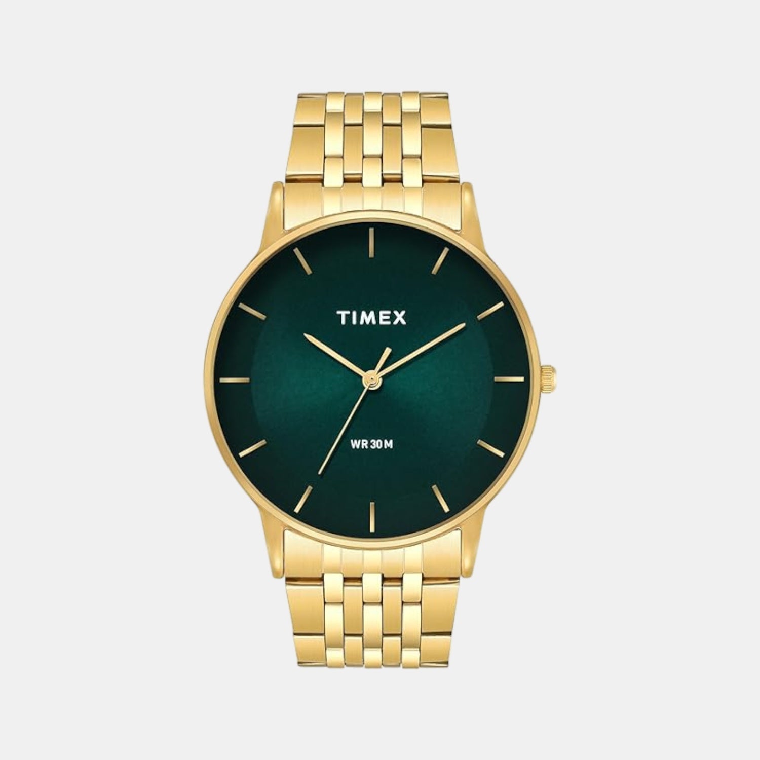 Classics Men Quartz Green Dial Analog Stainless Steel Watch TWTG12004
