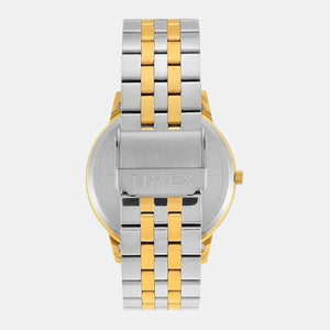 Classics Men Quartz Silver Dial Analog Stainless Steel Watch TWTG12103
