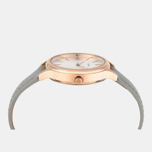Classics Men Quartz Silver Dial Analog Leather Watch TWTG12104