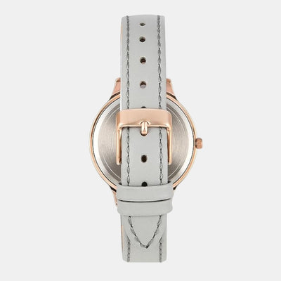 Classics Men Quartz Silver Dial Analog Leather Watch TWTG12104