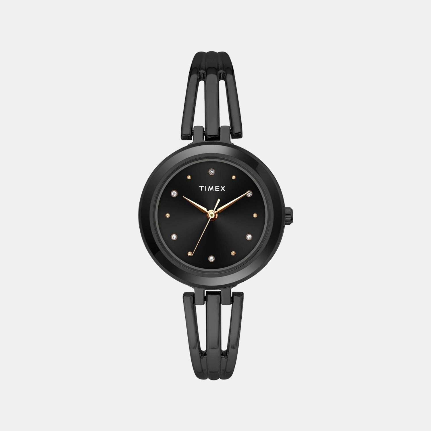 Classics Women Quartz Black Dial Analog Stainless Steel Watch TWTL10300