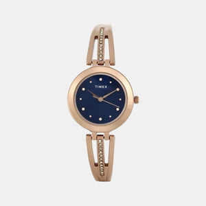Classics Women Quartz Blue Dial Analog Stainless Steel Watch TWTL10302