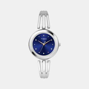 Classics Women Quartz Blue Dial Analog Stainless Steel Watch TWTL10303