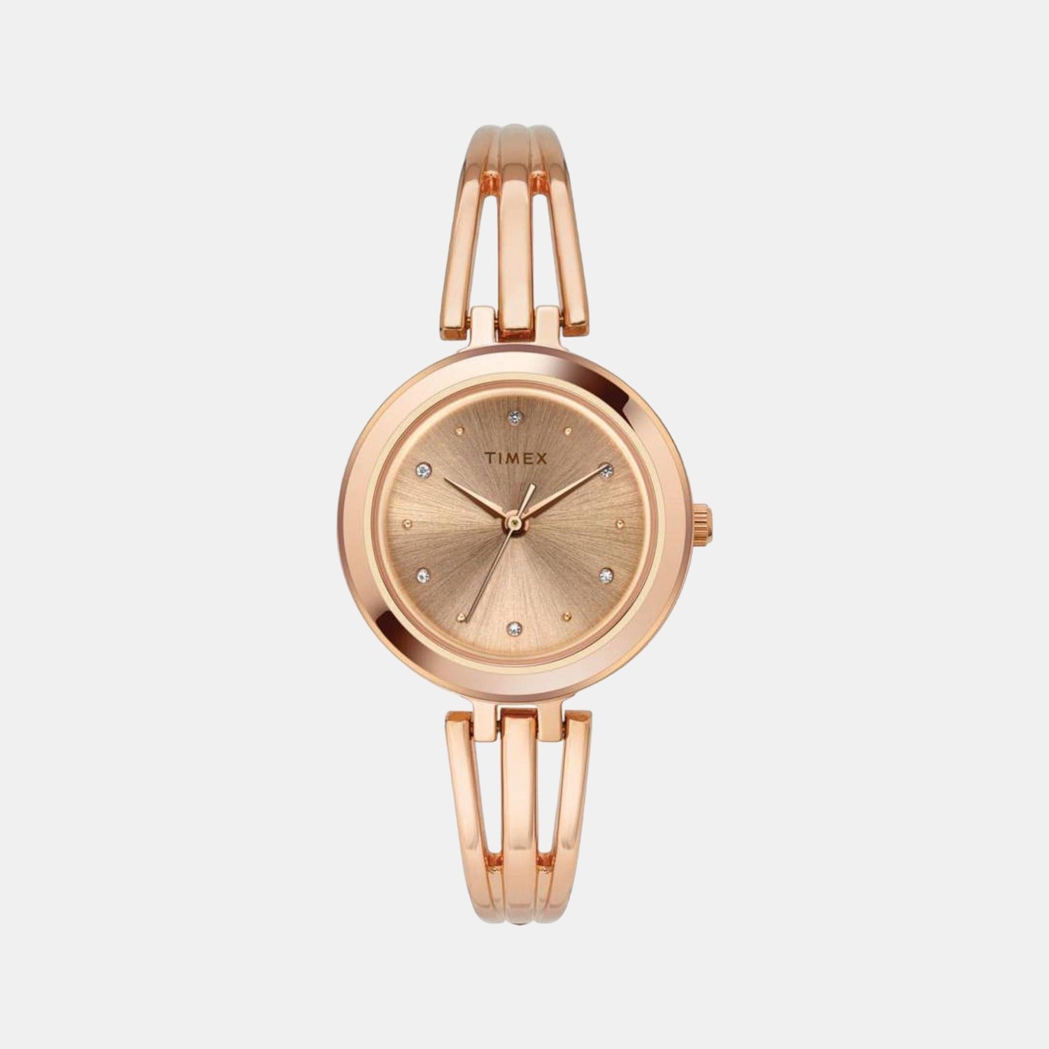 Classics Women Quartz Rose Gold Dial Analog Brass Watch TWTL10305