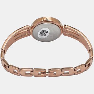 Classics Women Quartz Rose Gold Dial Analog Brass Watch TWTL10305