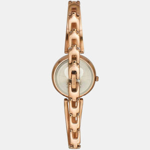 Classics Women Quartz Rose Gold Dial Analog Brass Watch TWTL10305