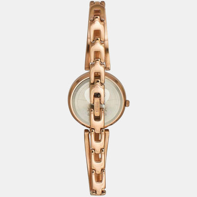 Classics Women Quartz Rose Gold Dial Analog Brass Watch TWTL10305