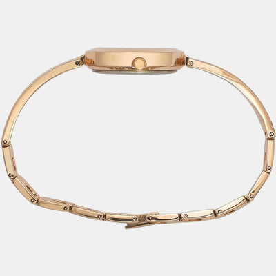 Classics Women Quartz Rose Gold Dial Analog Brass Watch TWTL10305