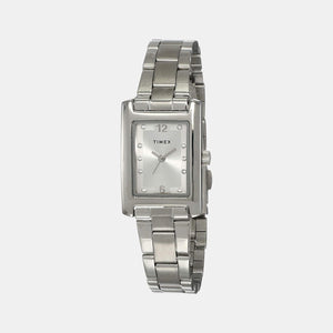 Classics Women Quartz Silver Dial Analog Stainless Steel Watch TWTL10600