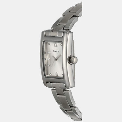 Classics Women Quartz Silver Dial Analog Stainless Steel Watch TWTL10600