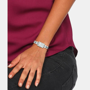 Classics Women Quartz Silver Dial Analog Stainless Steel Watch TWTL10600