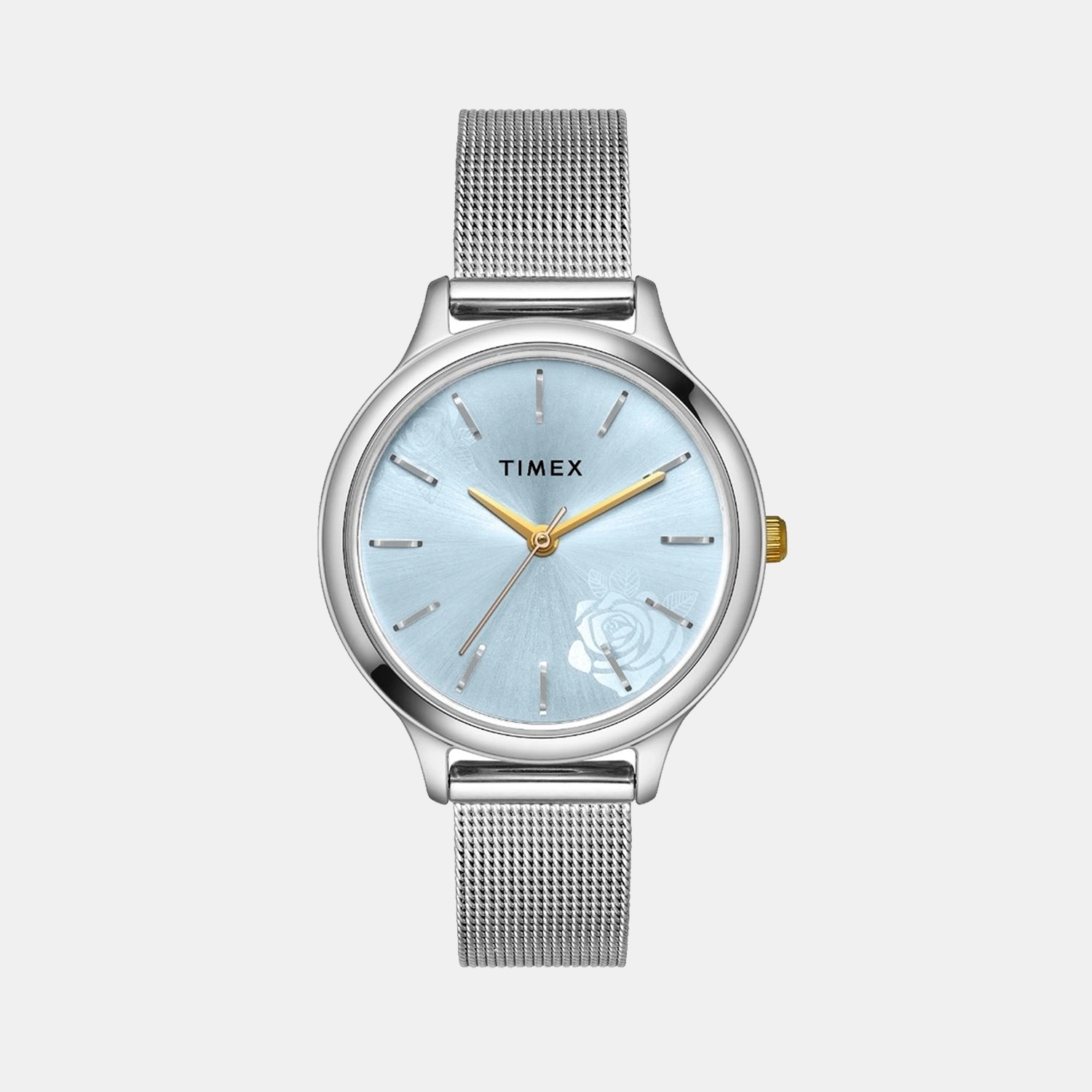 Classics Women Quartz Blue Dial Analog Stainless Steel Watch TWTL12100