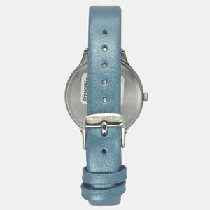 Classics Women Quartz Silver Dial Analog Leather Watch TWTL12106