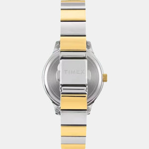 Classics Women Quartz Champagne Dial Analog Stainless Steel Watch TWTL13701