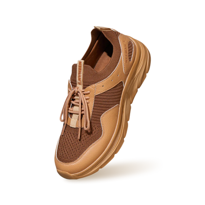 High Wave Sneakers : Tan