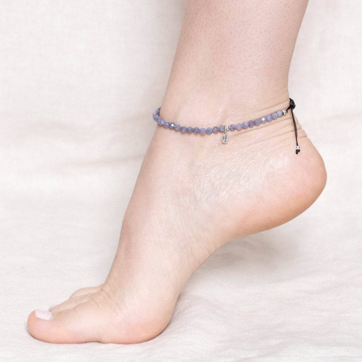 Tanzanite Energy Anklet - AAA Premium Quality