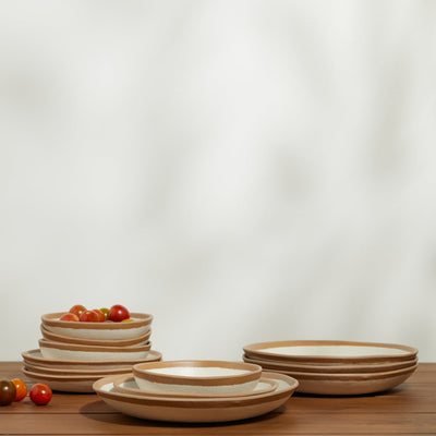 Tara Melamine Dinnerware (12-Piece Set)