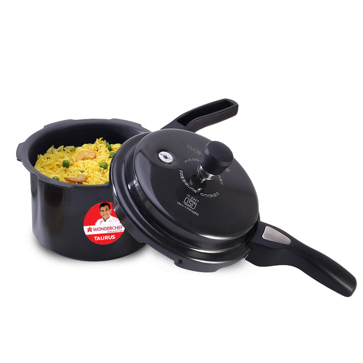 Taurus Hard Anodized 3L Outer Lid Pressure Cooker,.