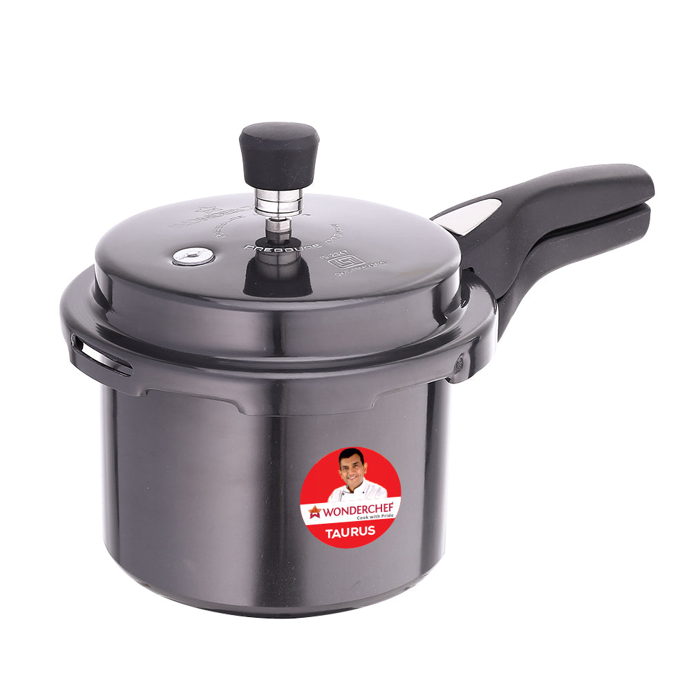 Taurus Hard Anodized 3L Outer Lid Pressure Cooker,.