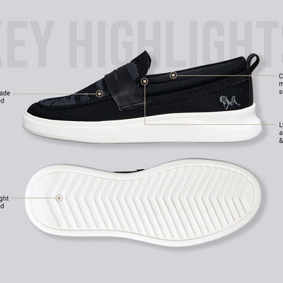 The Breezy Loafers : Black