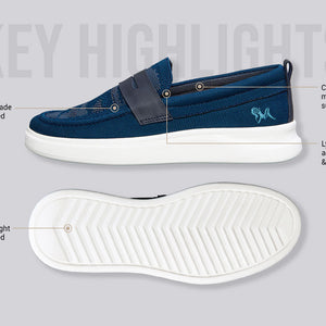 The Breezy Loafers : Blue