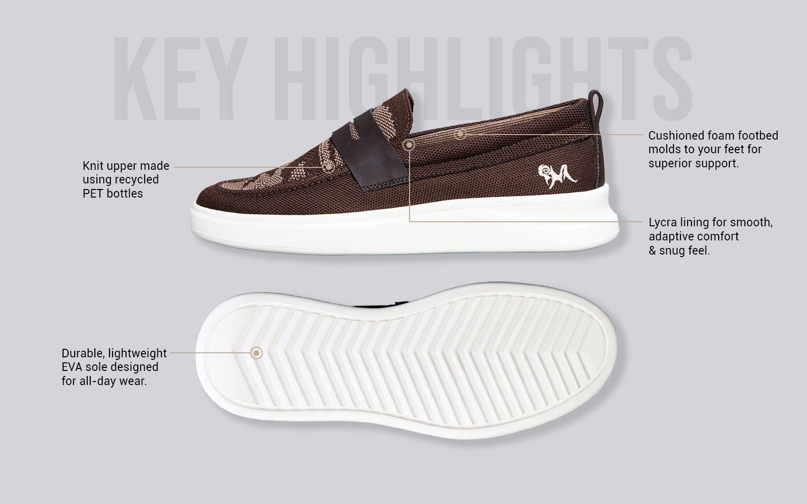 The Breezy Loafers : Brown