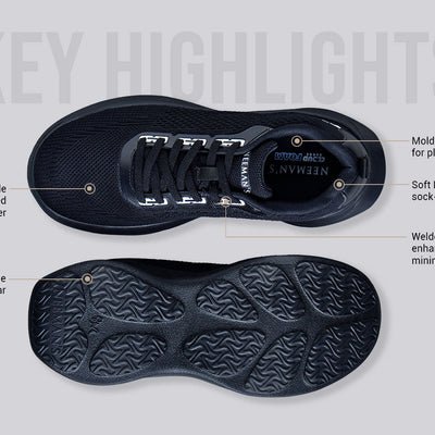 The CloudKnit Sneakers : Black