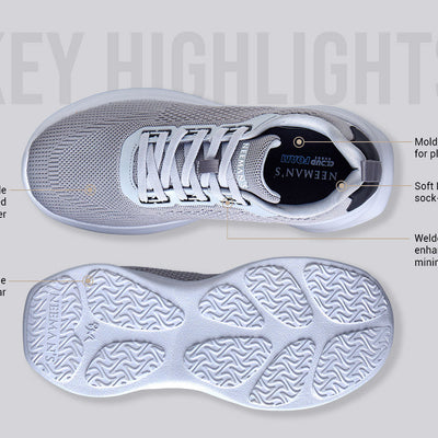 The CloudKnit Sneakers : Grey