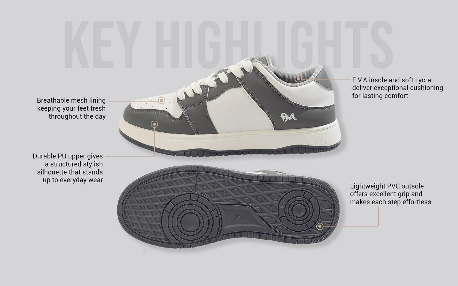 The Hip Hep : Grey-White