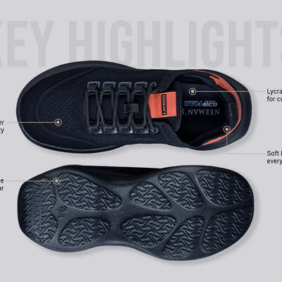 The Knit Strides : Black
