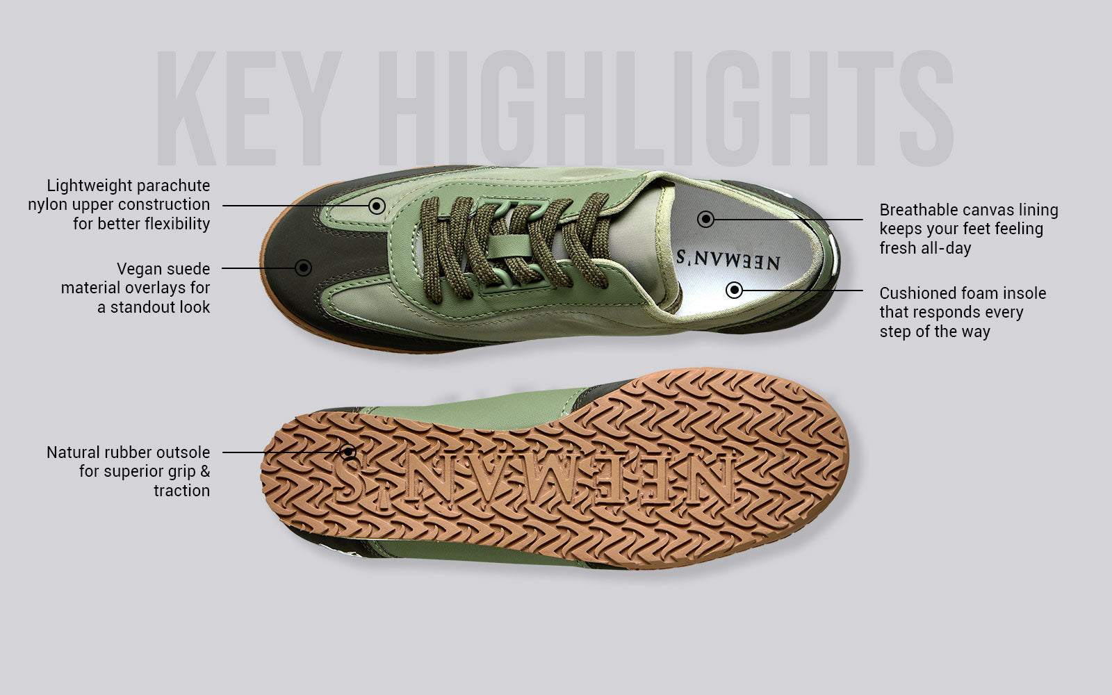 The Urban Ease : Olive-Green