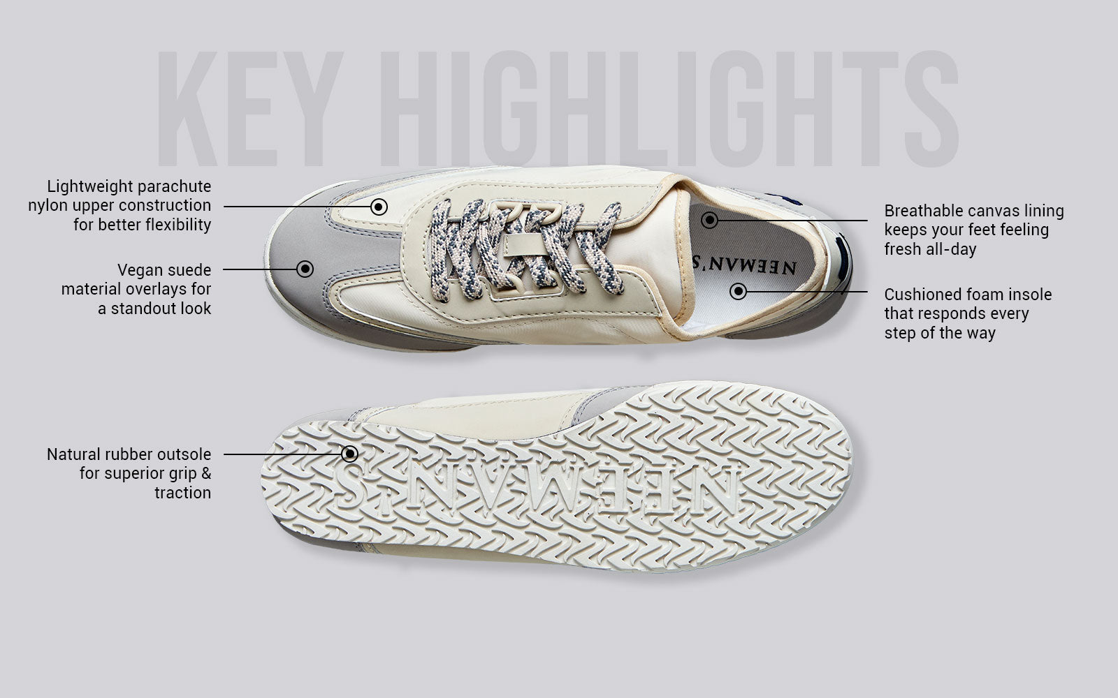 The Urban Ease : Ivory-Grey