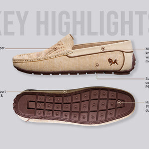 The Weave Loafers : Beige