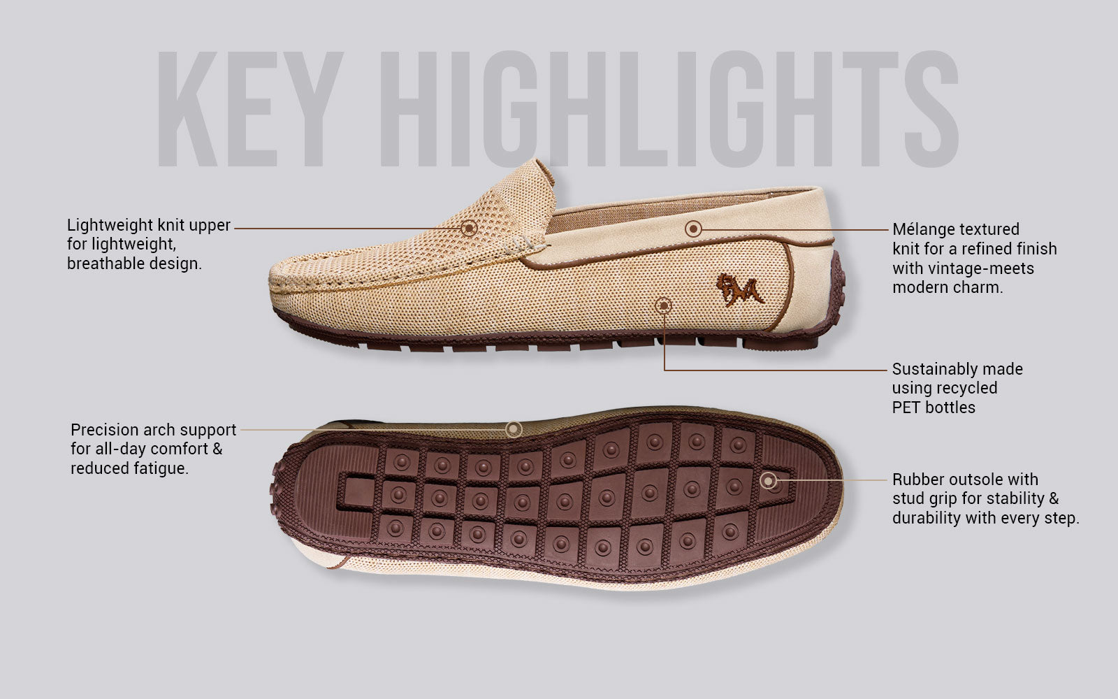 The Weave Loafers : Beige