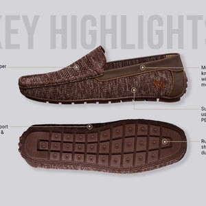 The Weave Loafers : Brown