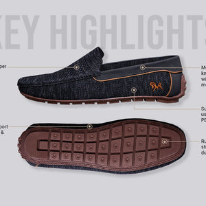 The Weave Loafers : Black