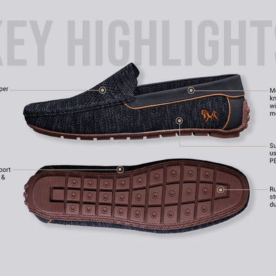 The Weave Loafers : Black