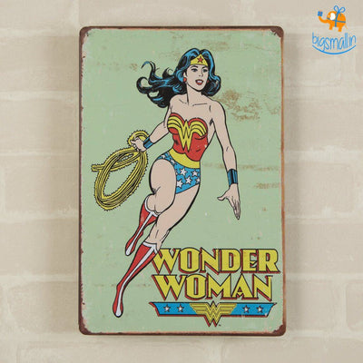 Wonder Woman Metal Hanging Board