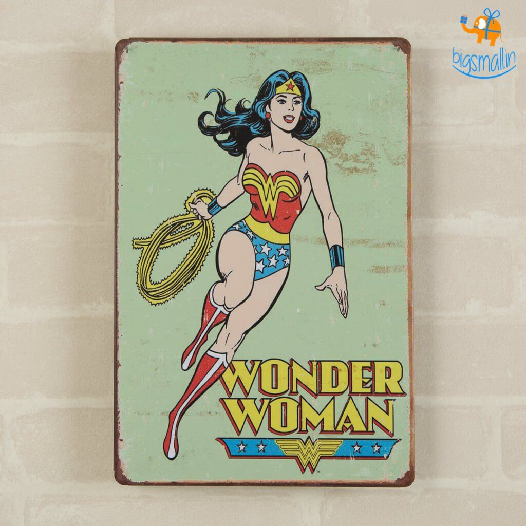 Wonder Woman Metal Hanging Board