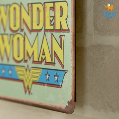 Wonder Woman Metal Hanging Board