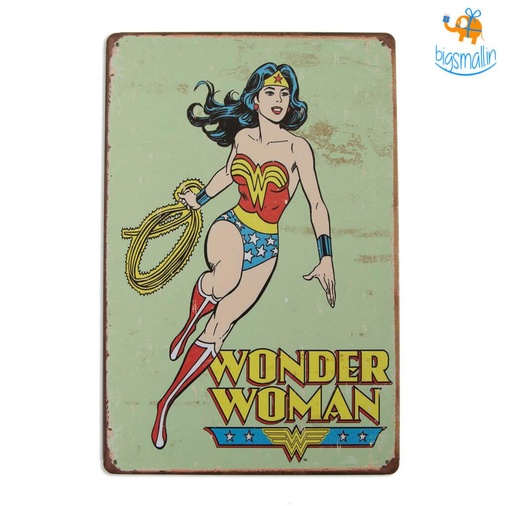 Wonder Woman Metal Hanging Board
