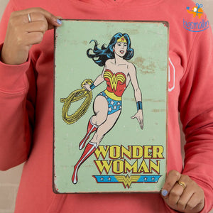 Wonder Woman Metal Hanging Board
