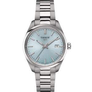 Tissot T-Classic Ice Blue Dial Women 34mm T1502101135100