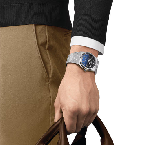 Tissot T-Classic PRX Blue Dial Men 40mm T1374071105101