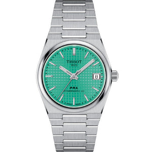 Tissot T-Classic PRX Light Green Dial Unisex 35mm T1372071109101