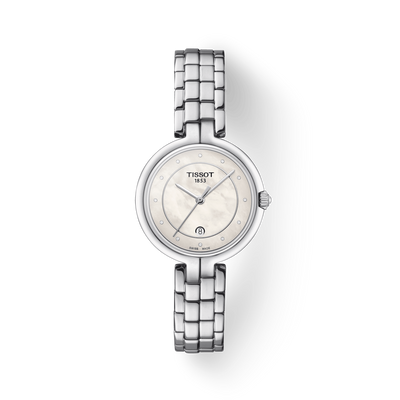 Tissot T-Lady White Mother-Of-Pearl Dial Women 30mm