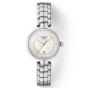 Tissot T-Lady White Mother-Of-Pearl Dial Women 30mm