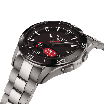 Tissot T-Touch Connect Sport Black Dial Men 43.75mm