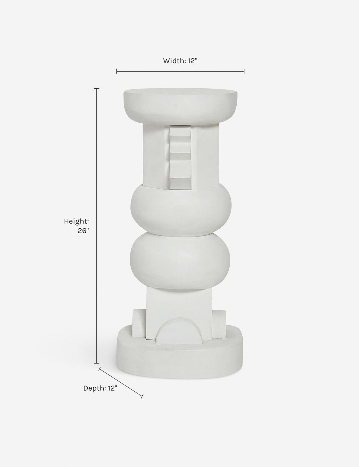 Toivo Pedestal by Sarah Sherman Samuel