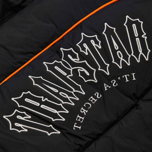 Trapstar Irongate Arch Piping Black Puffer Jacket